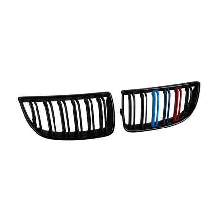 Griglia Doppia Nera con Decorazione M per BMW Serie 3 E90 2005-2008