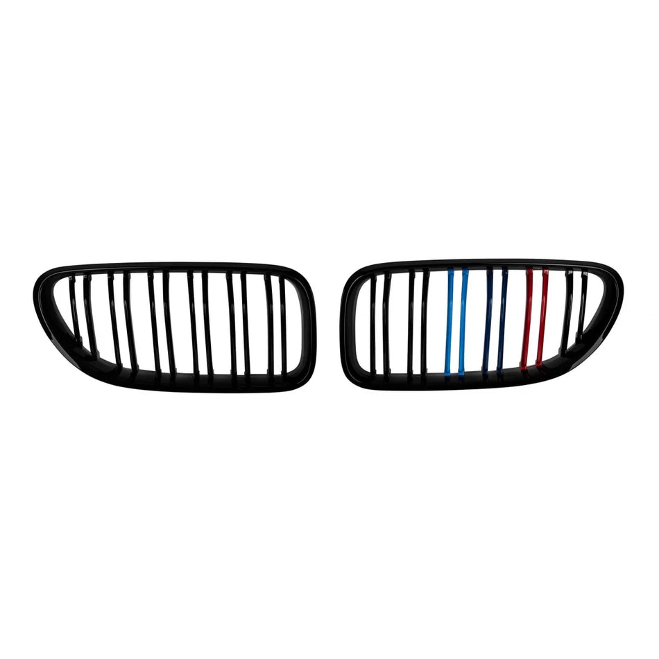 Griglia Doppia Nera con Decorazione M per BMW Serie 6 F06 2011-2018