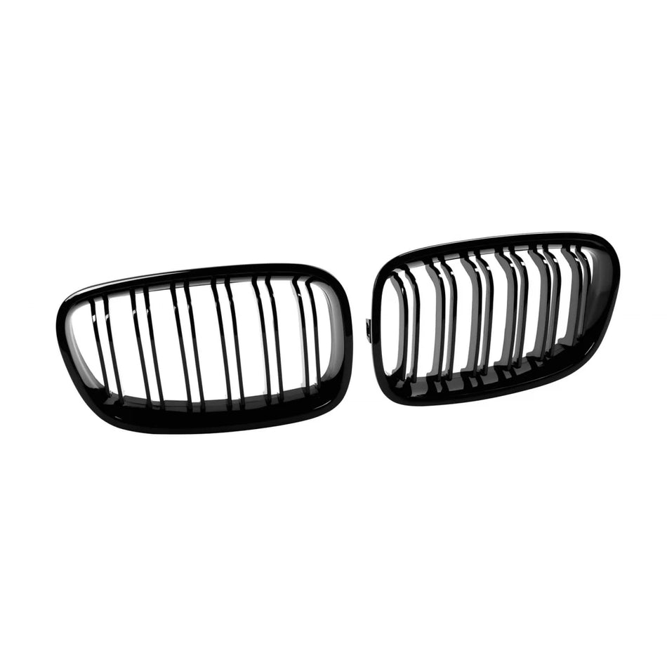 Griglia Doppia a Listelli Neri Anteriore BMW Serie 1 F20 2012-2014 5 Porte
