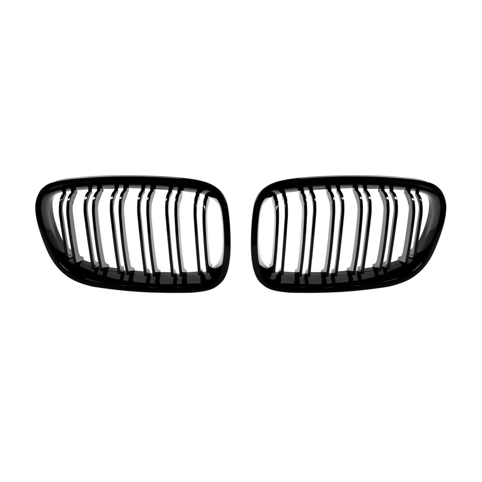 Griglia Doppia a Listelli Neri Anteriore BMW Serie 1 F20 2012-2014 5 Porte
