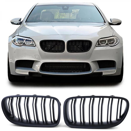 Griglia Doppia Nera Anteriore per BMW Serie 5 F10 F11 2010-2017