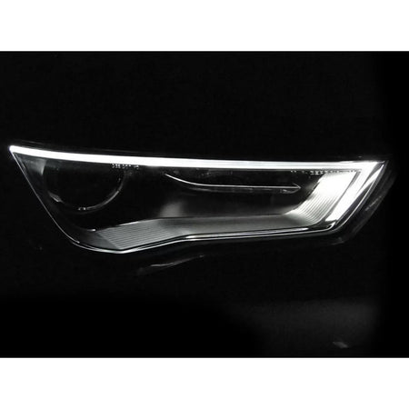Fari Luci Diurne Anteriori Sinistro e Destro Base Nera per Audi A3 2012-2016