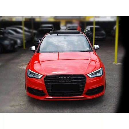 Fari Luci Diurne Anteriori Sinistro e Destro Base Nera per Audi A3 2012-2016