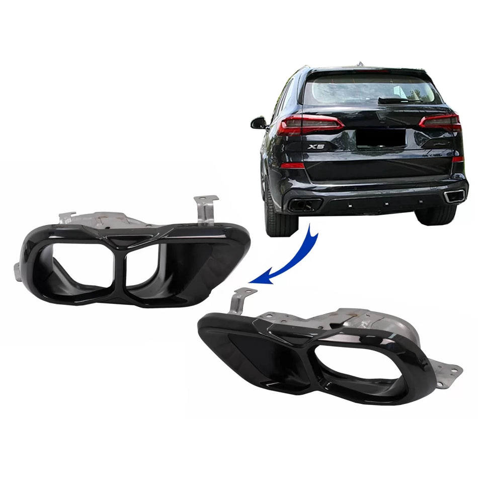 Terminale di Scarico Posteriore M Sport per BMW X5 G05 X6 G06 X7 G07 (2018+)