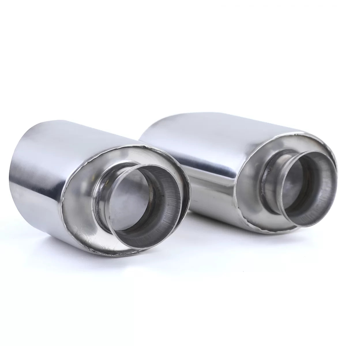 Terminali di Scarico Acciaio Inox Lucido per Porsche 911 993 3.6 200kw 210kw