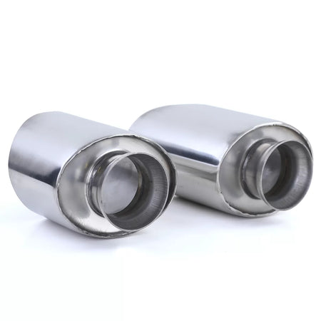 Terminali di Scarico Acciaio Inox Lucido per Porsche 911 993 3.6 200kw 210kw