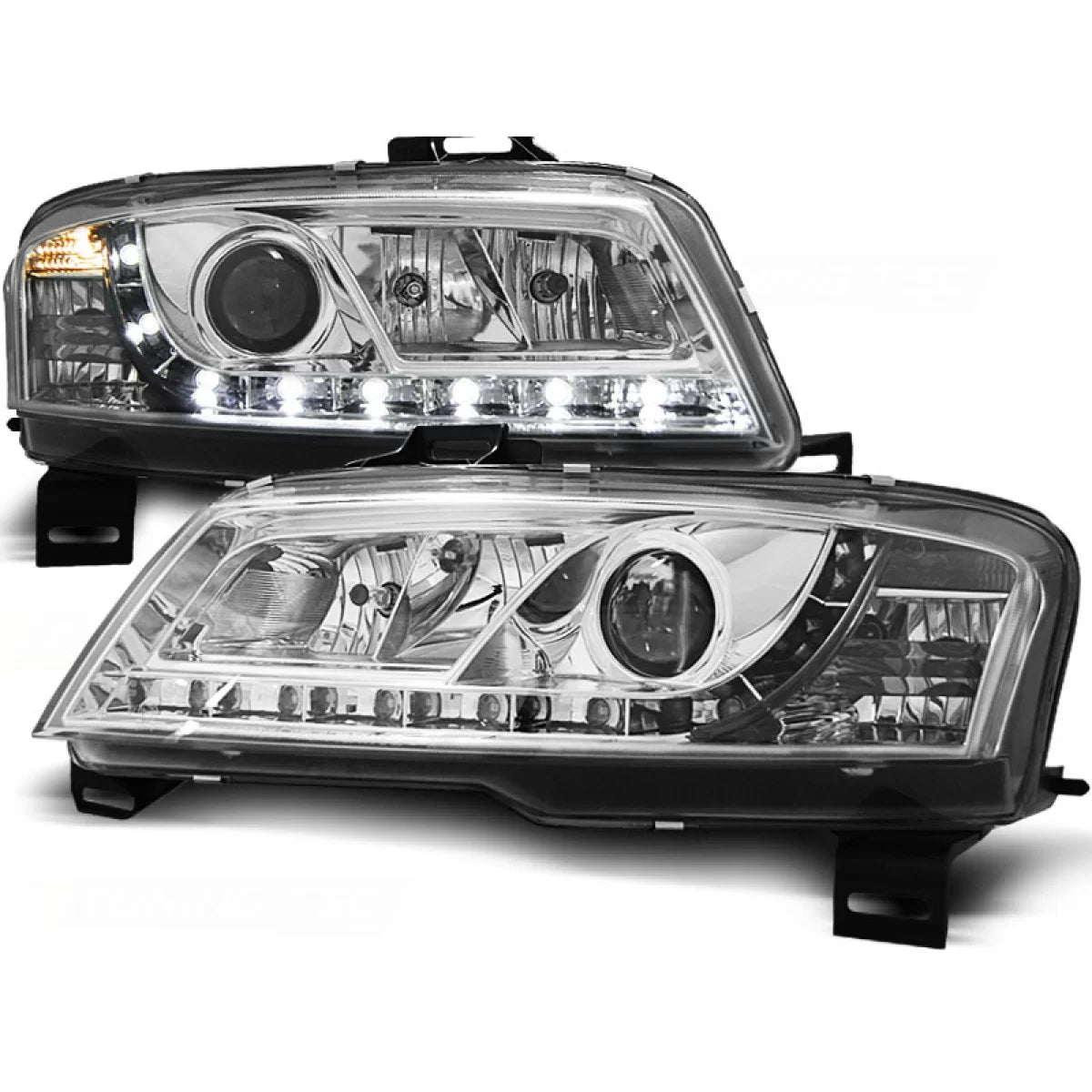 Fanale Daylight Cromato Anteriore Fiat Stilo 3 Porte 10.01-08