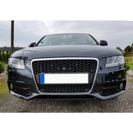 Fendinebbia Copri Griglie Laterali Nero S4 Edition per Audi A4 B8 8K 2007-2011