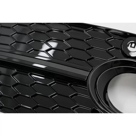 Fendinebbia Copri Griglie Laterali RS Design Nero Lucido per Audi Q3 8U