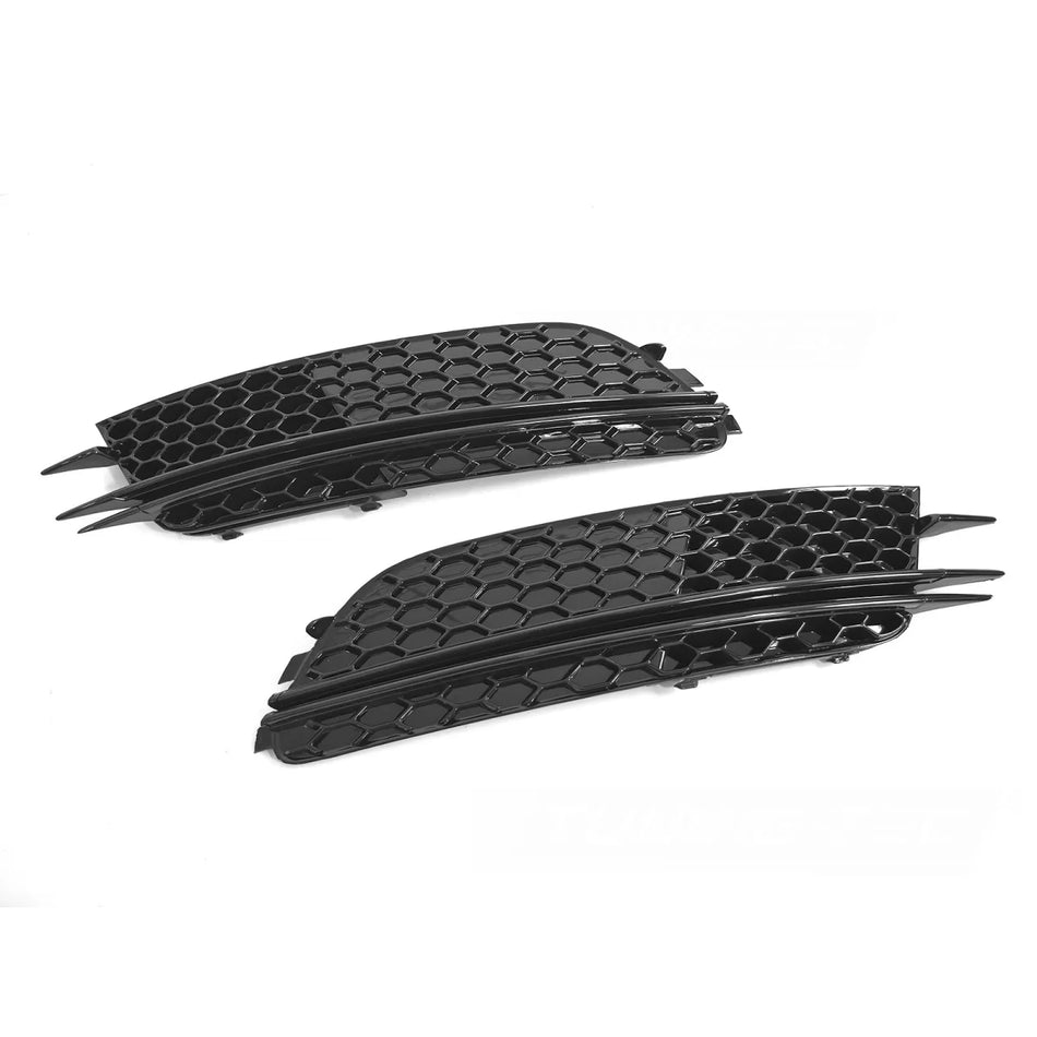 Fendinebbia Copertura Lucida Nera Anteriore per Audi A6 C7 11-14