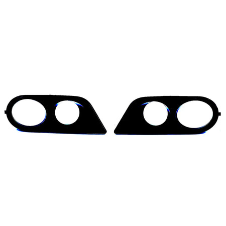 Fendinebbia Copri Anteriore Nero Lucido per BMW Serie 3 E46