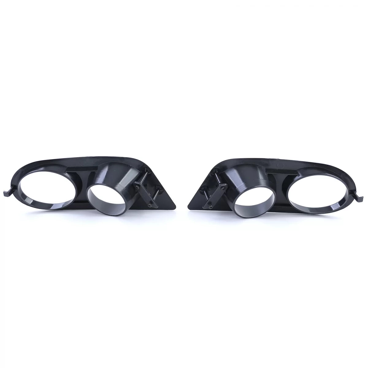 Fendinebbia Copri Anteriore Nero Lucido per BMW Serie 3 E46