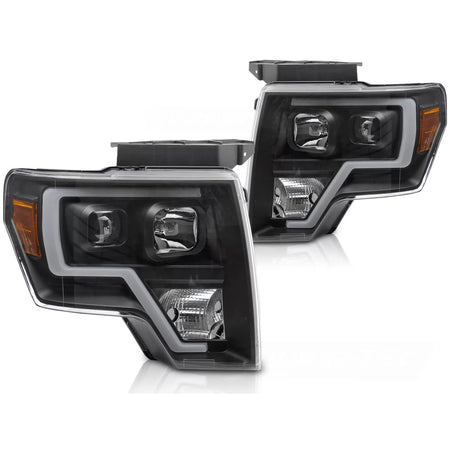 Fanale Tubolare Nero Anteriore Ford F150 MK12 2008-2014