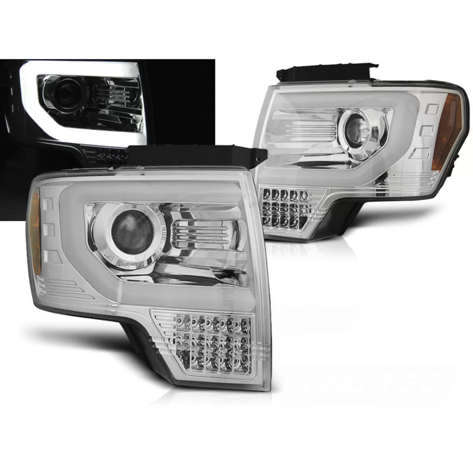 Tubo Luce Cromato Anteriore Ford F150 MK12 2008-2014