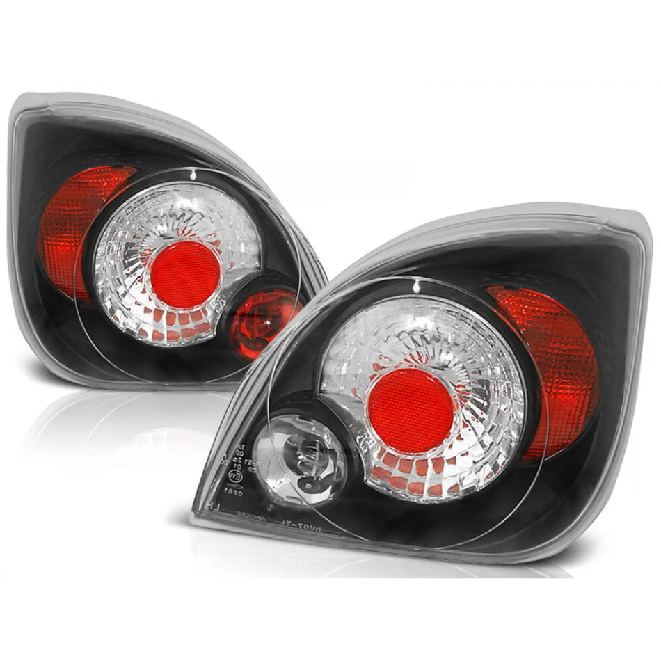 Fanale Posteriore Nero per Ford Fiesta Mk4/5 10.95-04.02