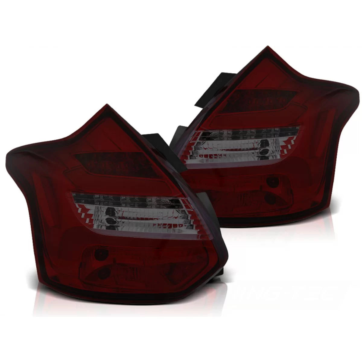 Barra LED Freccia Rossa Fumè Sequenziale Posteriore per Ford Focus 3 11-10.14