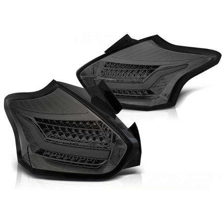 Fanale Posteriore Fumé Sequenziale LED per Ford Focus 3 15-18 Berlina 5 Porte