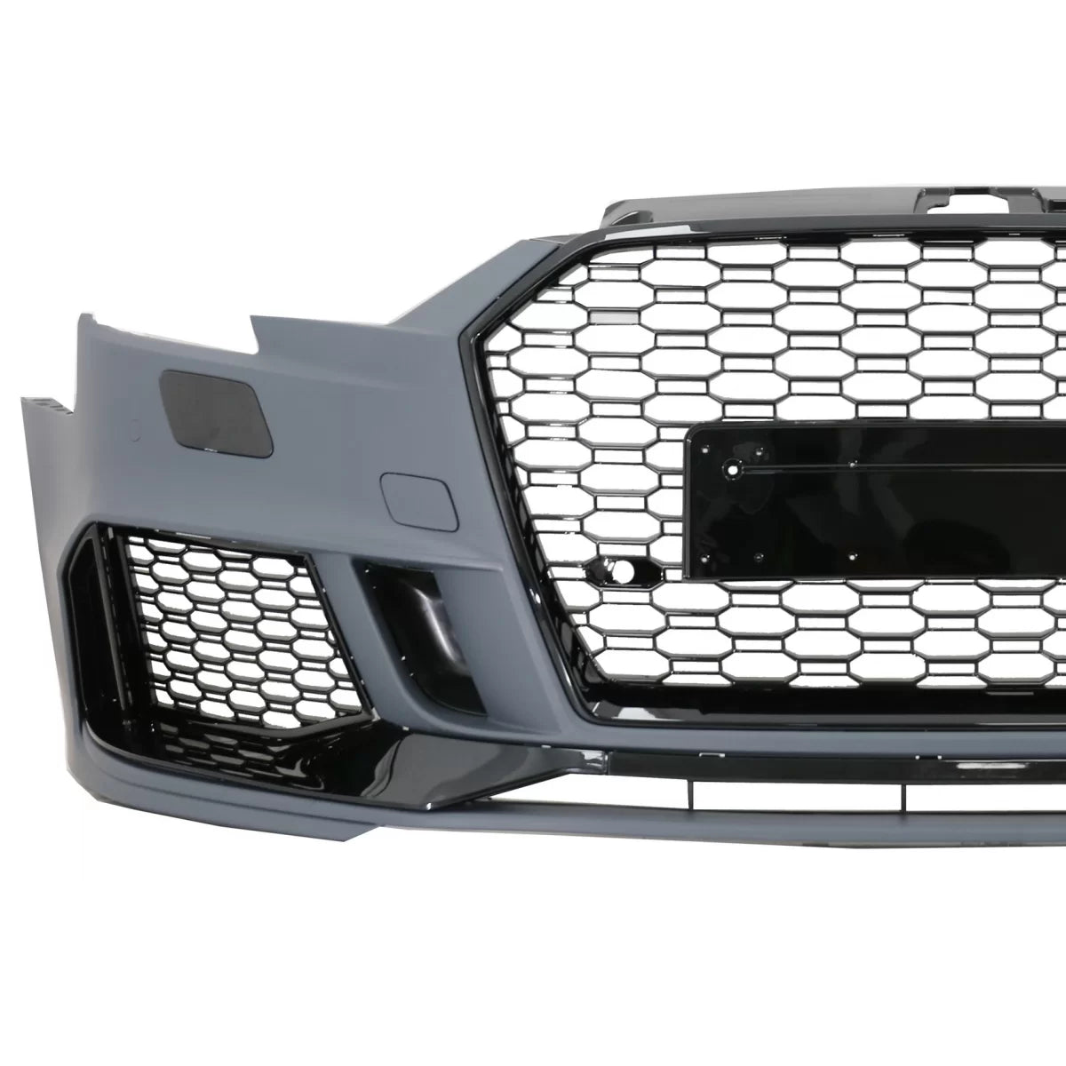 Paraurti Anteriore RS3 Design Nero Brillante per Audi A3 8V Facelift 2016-2019