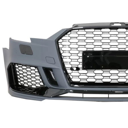 Paraurti Anteriore RS3 Design Nero Brillante per Audi A3 8V Facelift 2016-2019