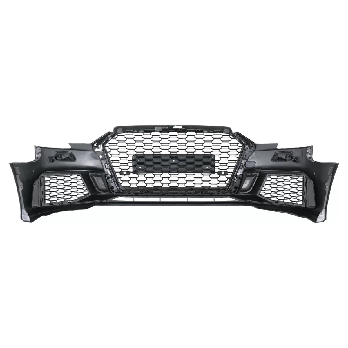 Paraurti Anteriore RS3 Design Nero Brillante per Audi A3 8V Facelift 2016-2019