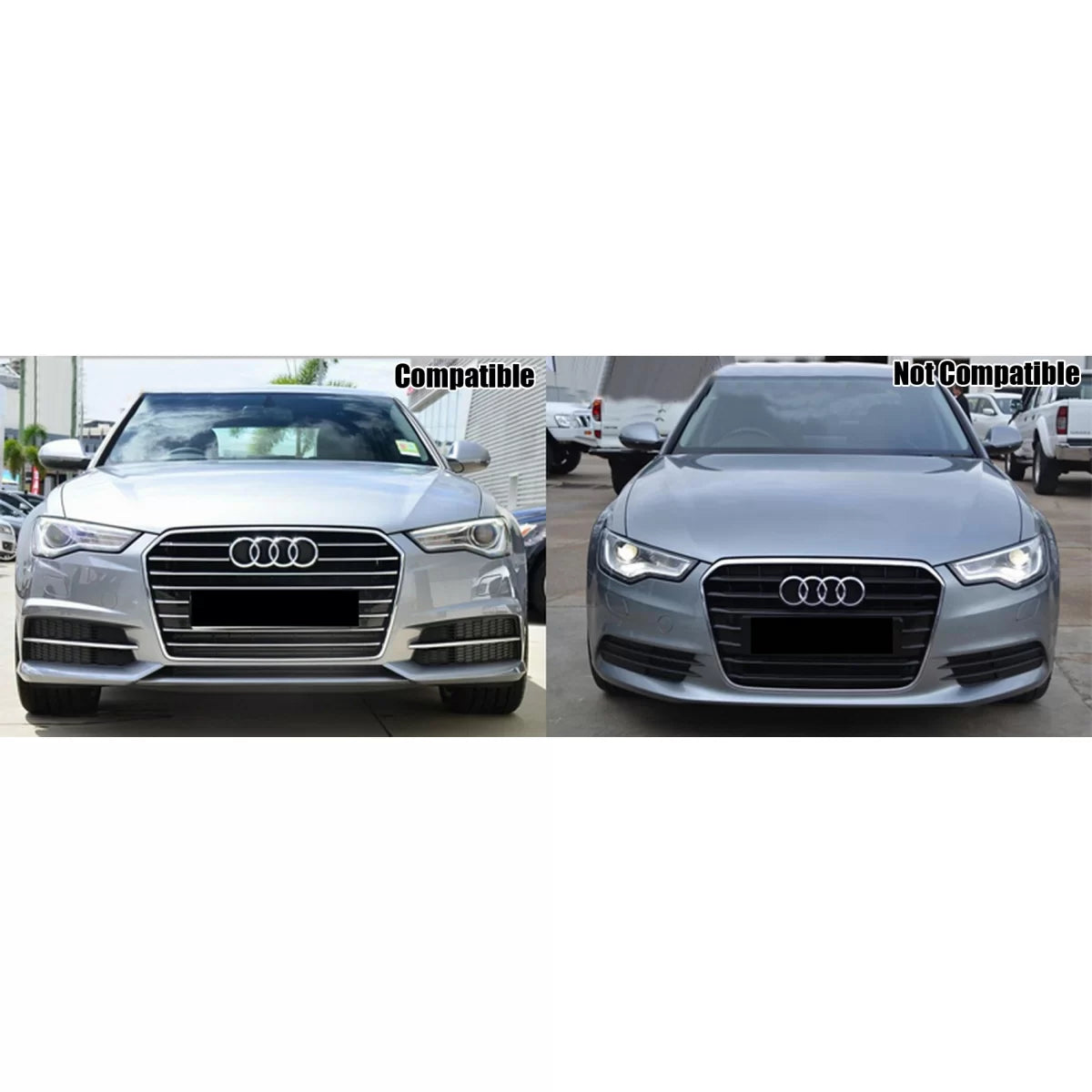 Paraurti Anteriore RS6 Design per Audi A6 C7 4G 2011-2015 Pre Facelift