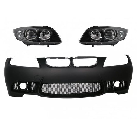 Paraurti Anteriore M3 Design con Fari Angel Eyes per BMW Serie 3 E90 E91