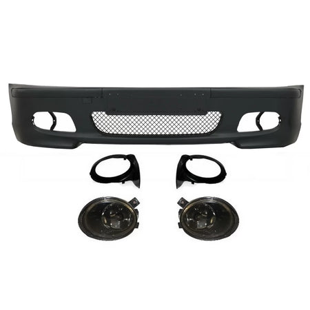 Paraurti Anteriore M-technik con Fari Fendinebbia Fumé per BMW Serie 3 E46