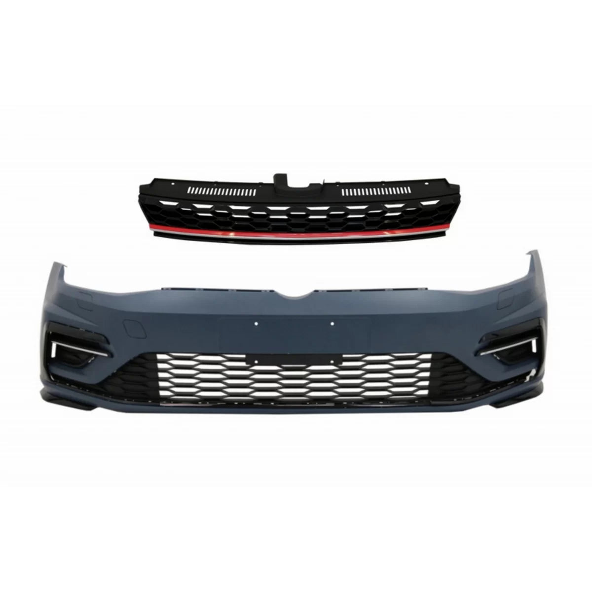 Paraurti Anteriore con Griglia Centrale Senza Logo per Volkswagen Golf 7.5