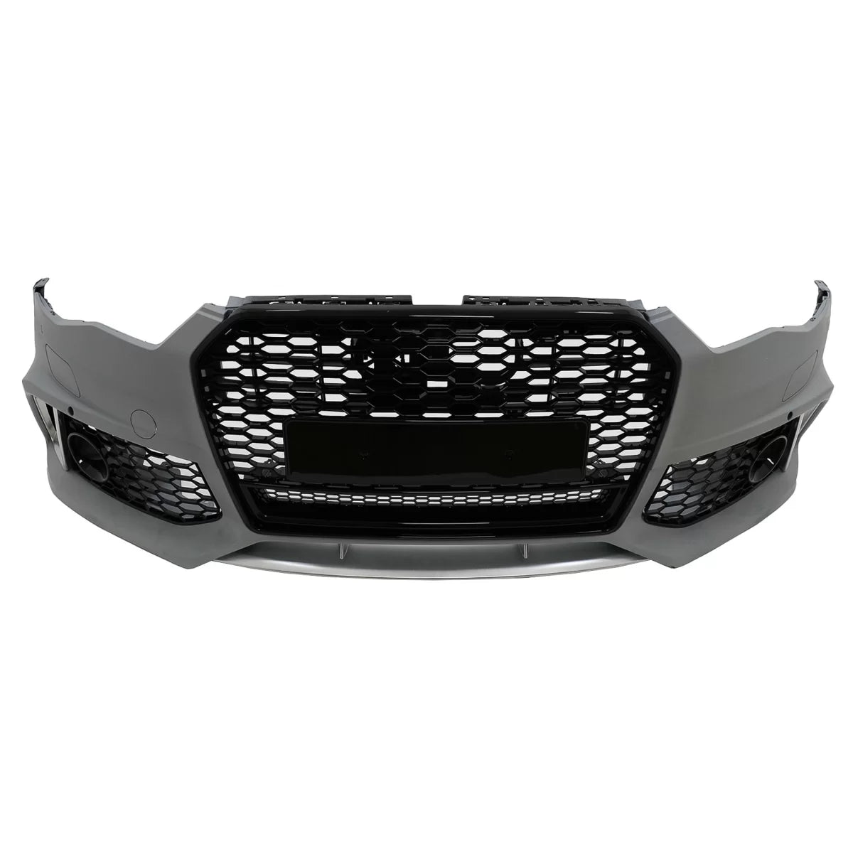 Paraurti Anteriore con Griglia Centrale RS6 Design per Audi A6 C7 Facelift