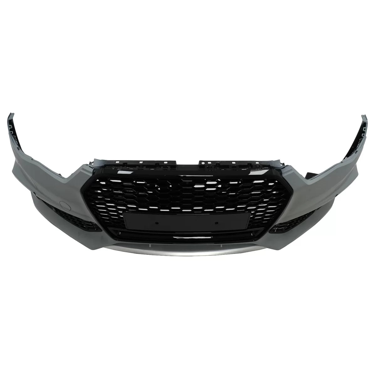 Paraurti Anteriore con Griglia Centrale RS6 Design per Audi A6 C7 Facelift