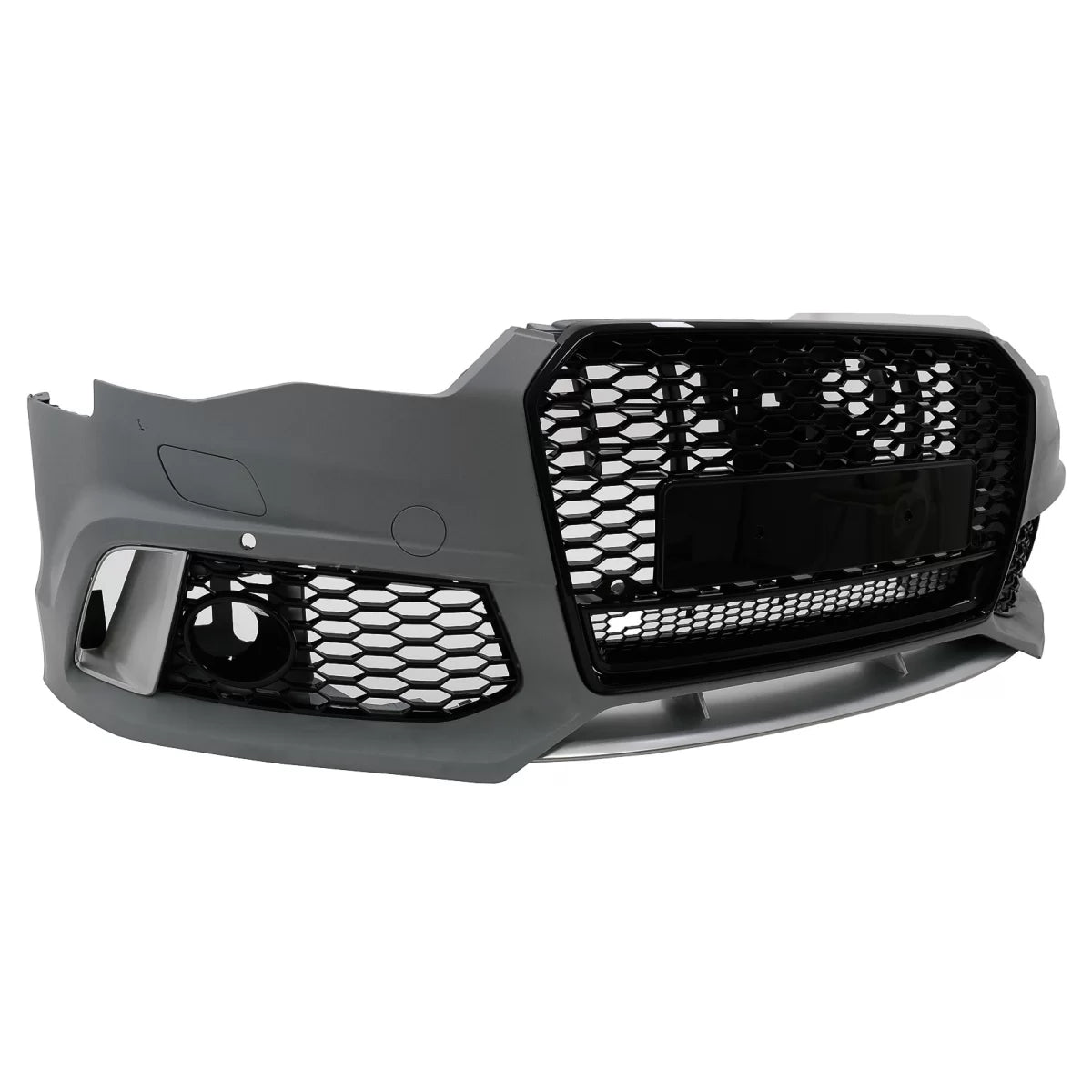 Paraurti Anteriore con Griglia Centrale RS6 Design per Audi A6 C7 Facelift