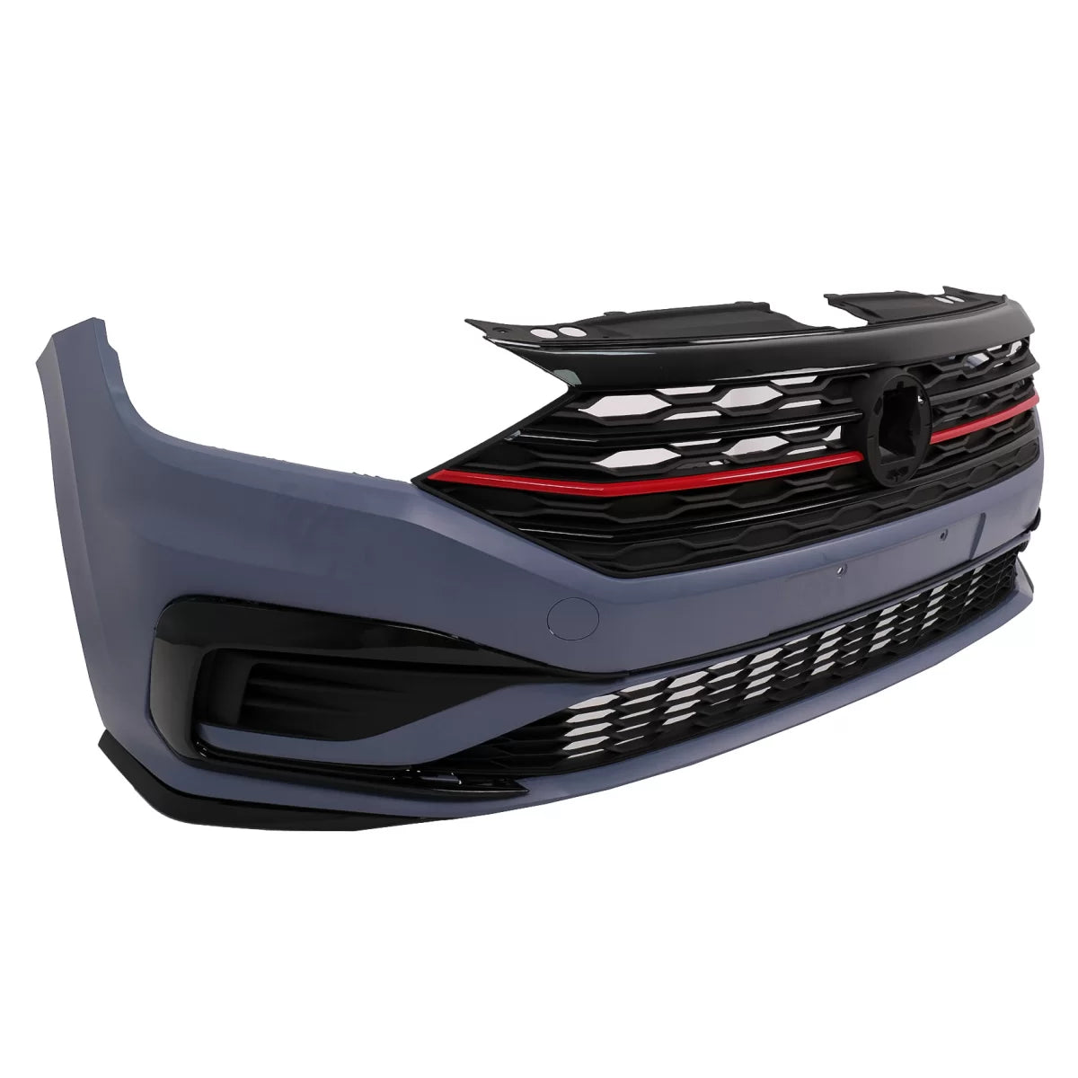 Paraurti Anteriore con Griglia Centrale e Spoiler VW Jetta MK7 2019-2021