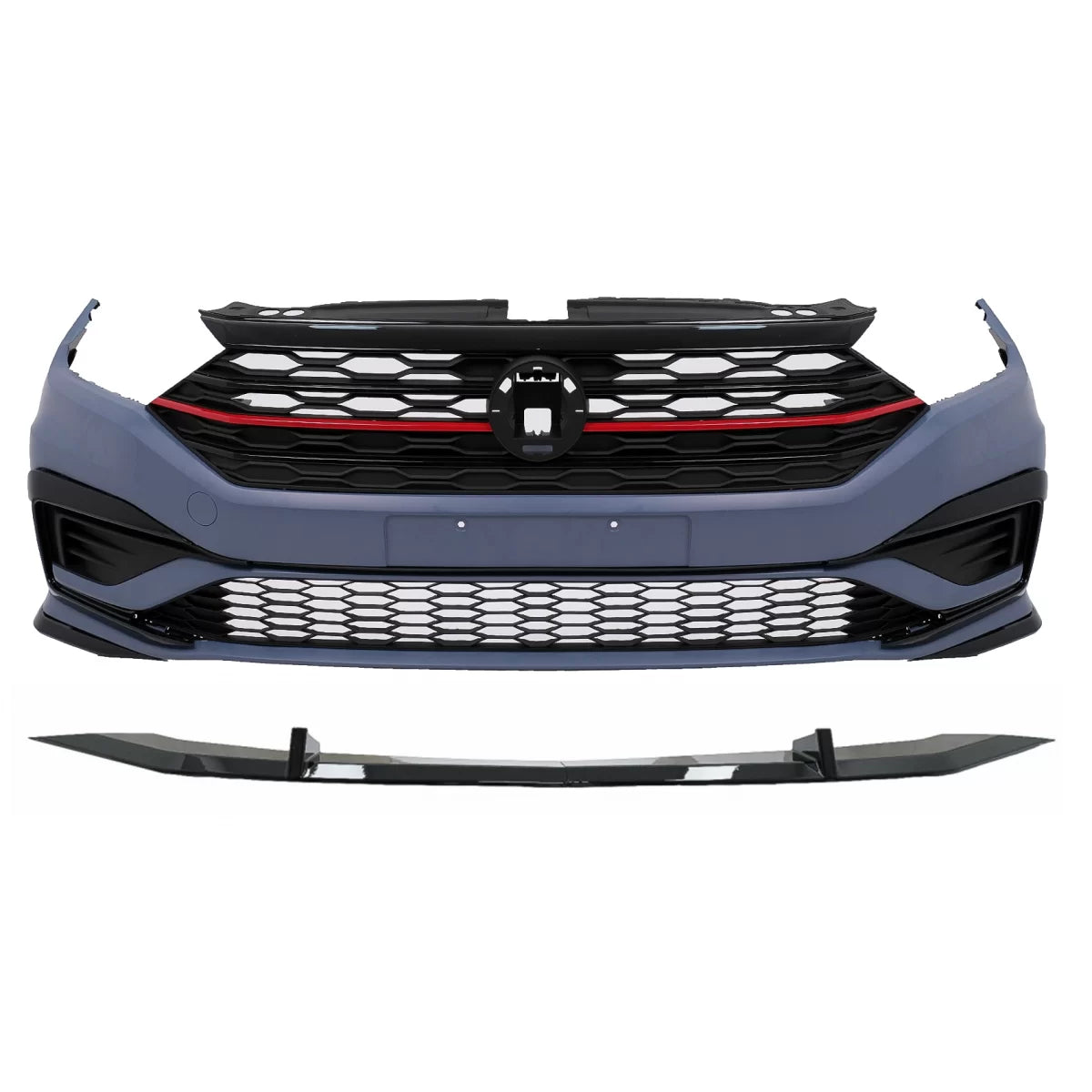 Paraurti Anteriore con Griglia Centrale e Spoiler VW Jetta MK7 2019-2021