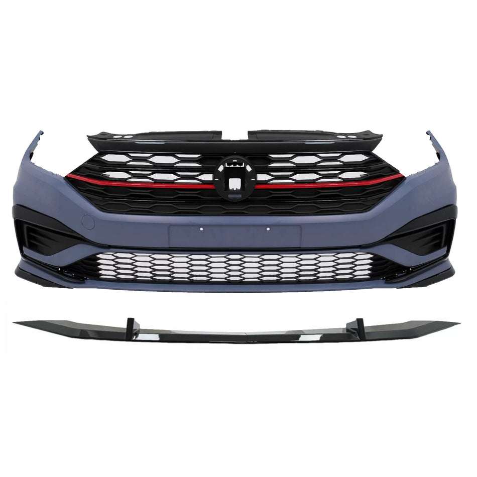 Paraurti Anteriore con Griglia Centrale e Spoiler VW Jetta MK7 2019-2021