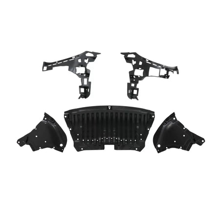 Paraurti Anteriore con Diffusore e Terminali Scarico E63 Design All Nero