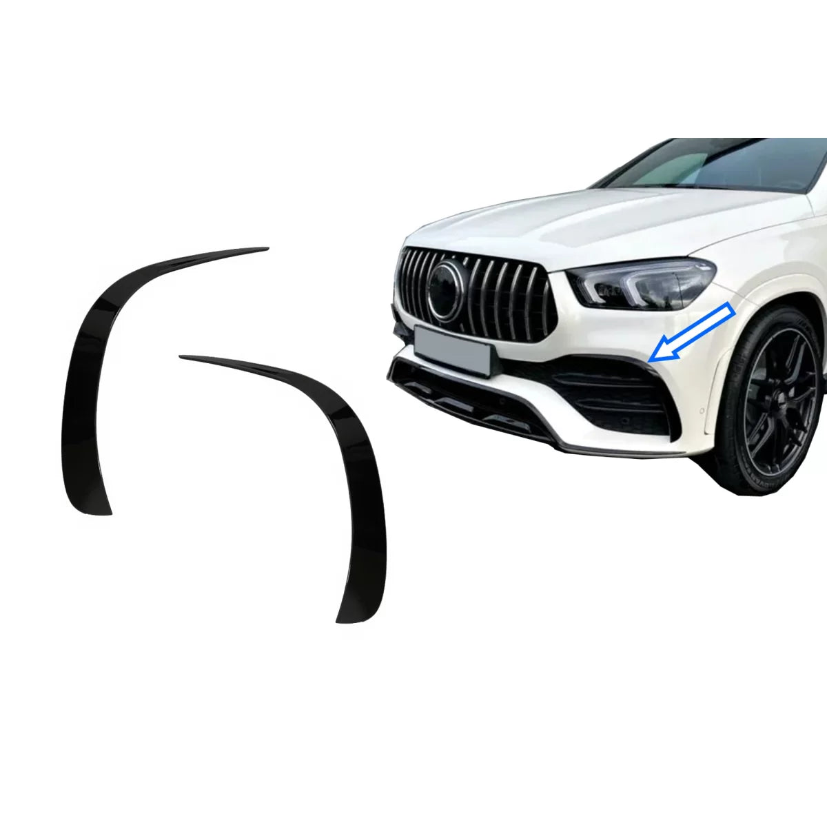 Paraspruzzi Anteriore per Mercedes GLE W167 C167 (2019-up) AMG Sport Line
