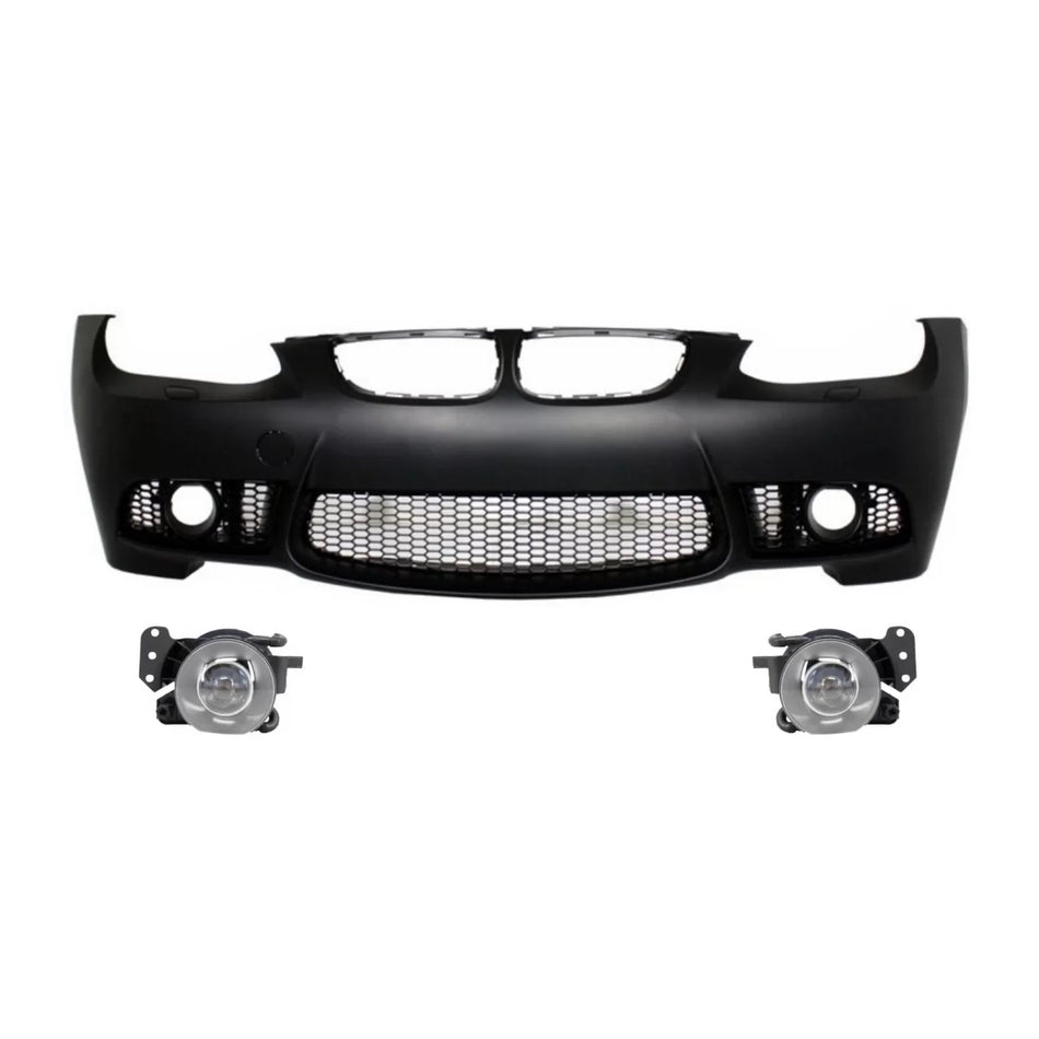 Paraurti Anteriore con Proiettori Fendinebbia M3 Look Senza PDC per BMW Serie 3