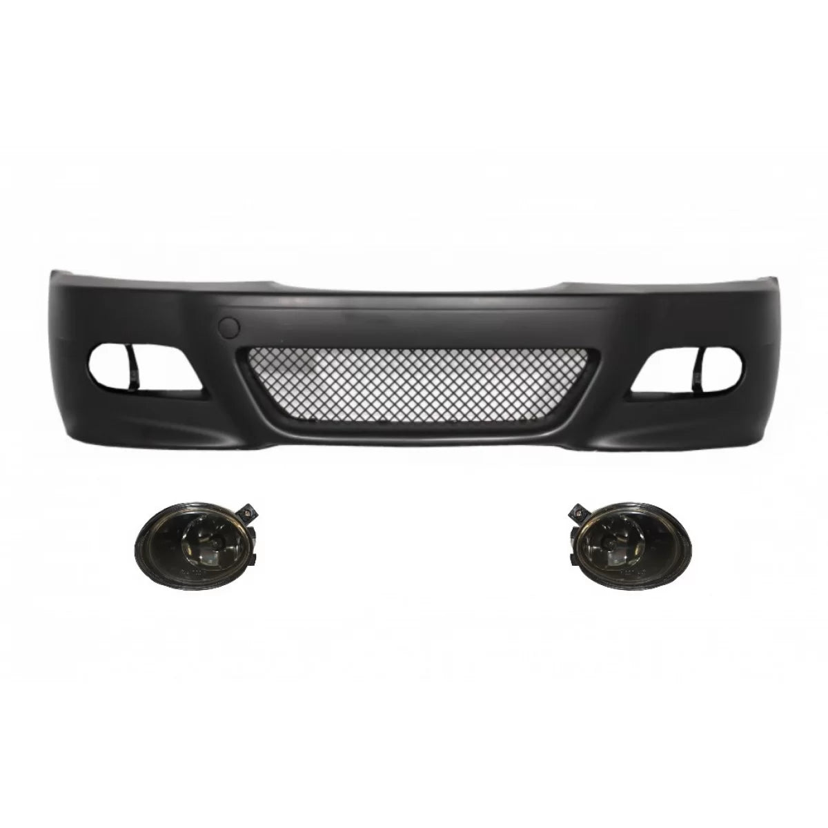 Paraurti Anteriore con Fari Fendinebbia Fumé per BMW Serie 3 E46 1998-2004