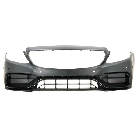 Paraurti Anteriore con Griglia Cromata e Spoiler Portellone Piano Nero