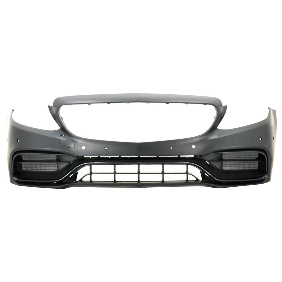Paraurti Anteriore con Griglia Cromata Senza Sensori 360 Mercedes Classe C W205