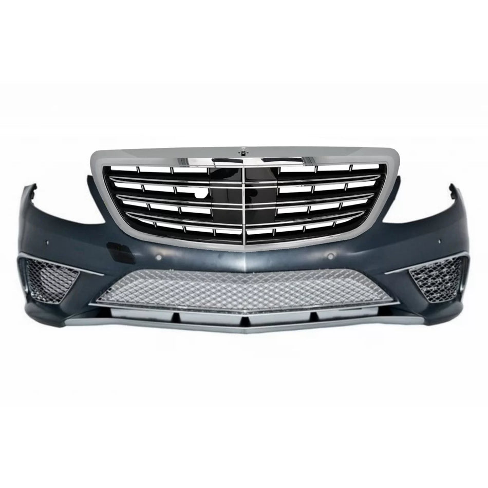 Paraurti Anteriore con Griglia S65 Design per Mercedes Classe S W222 2013-2017
