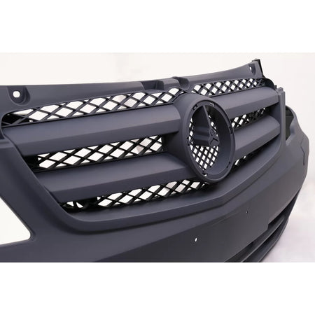 Paraurti Anteriore con Griglia per Mercedes Classe V Vito Viano W639 2010-2014