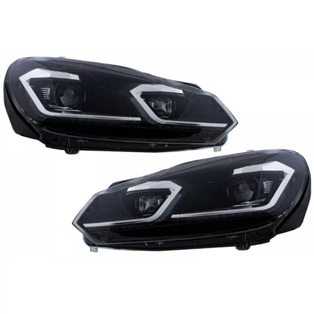 Paraurti Anteriore con Fari LED Frecce Dinamiche VW Golf Vi 2008-2013 GTI