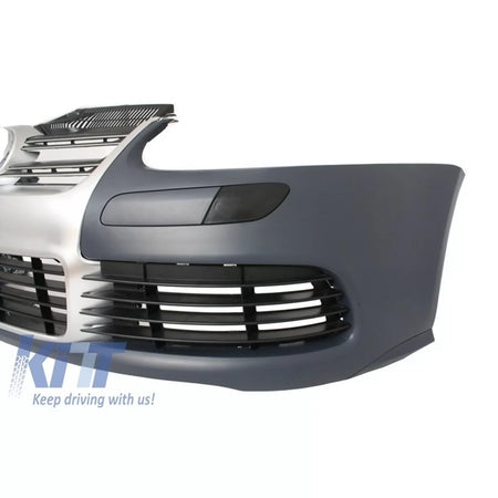Paraurti Anteriore con Fari e Griglia Alluminio Spazzolato per VW Golf 5
