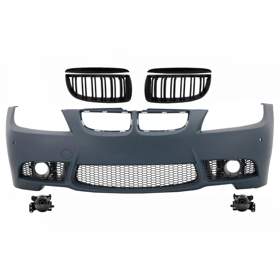 Griglie Paraurti Anteriore M3 Design Fumo con Fendinebbia per BMW Serie 3 E90