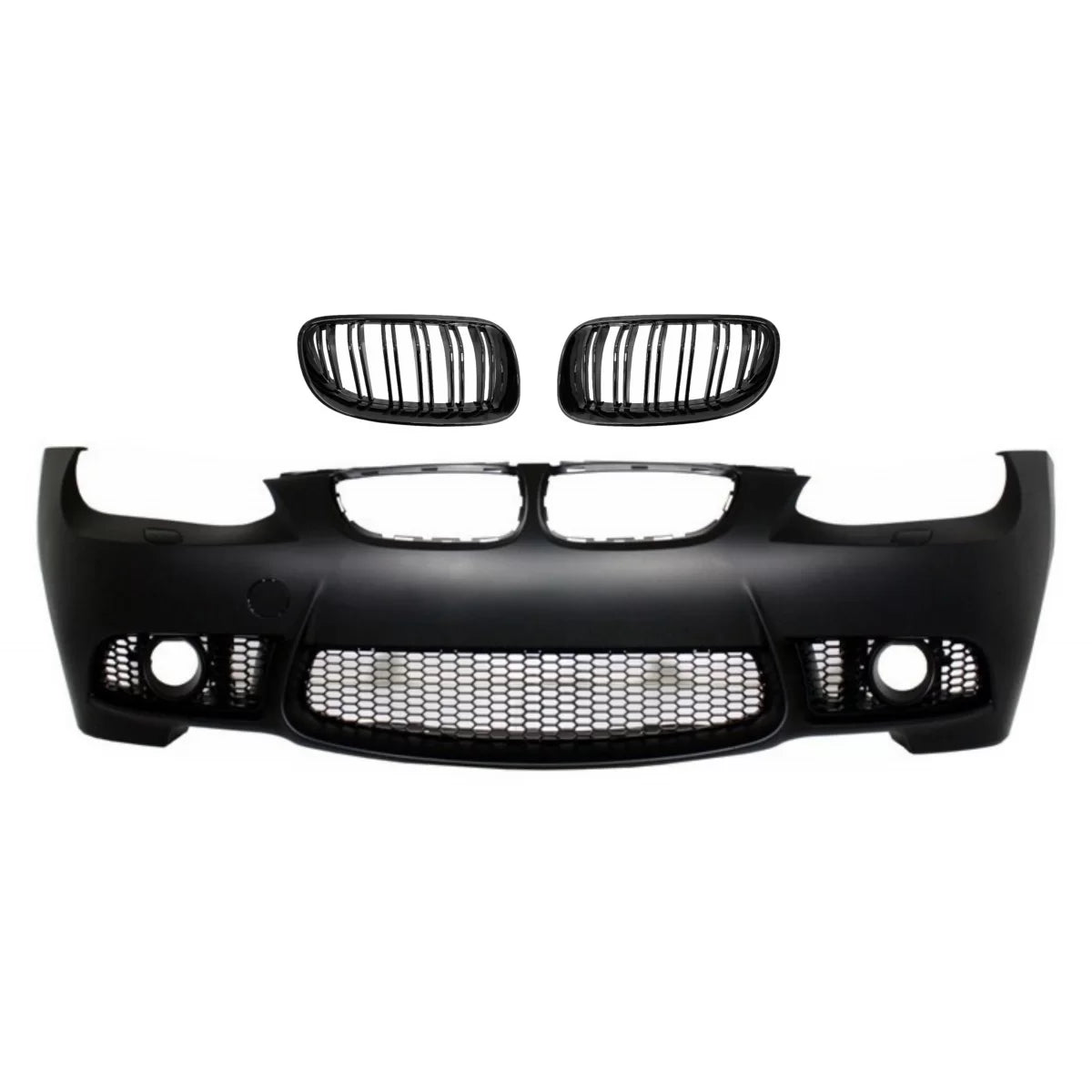 Paraurti Anteriore con Griglie Doppia Striscia per BMW Serie 3 E92 E93