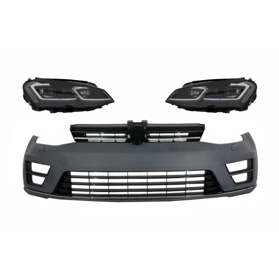 Paraurti Anteriore con Fari LED Bi-xenon Dinamici per Volkswagen Golf Vii