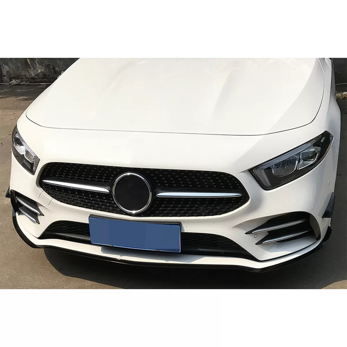 Estensione Paraurti Anteriore Design A35 Nero Edition per Mercedes Classe