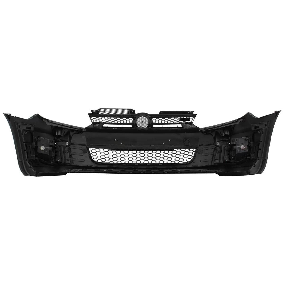 Paraurti Anteriore con Spoiler Estensione Nero Lucido per VW Golf Vi 2008-2013