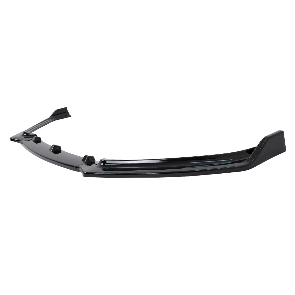 Spoiler Estensione Paraurti Anteriore Piano Nero per VW Polo 6R 6C 2009-2017